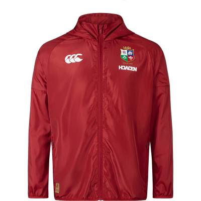 Canterbury Яке Canterbury Men's British and Irish Lions 2024 Lightweight Rain Performance Rugby Jacket - Red Dahlia