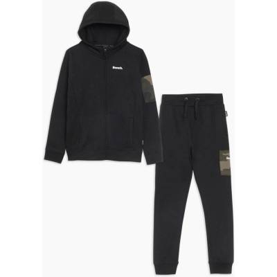 Bench Zip Through Hooded Black Tracksuit black