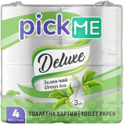 PickME Pick me тоалетна хартия 3пл. 4бр Зелен чай (2/7345)