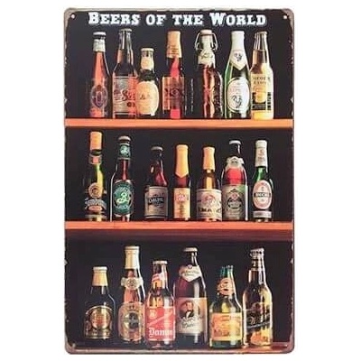 Ceduľa Beers of the world