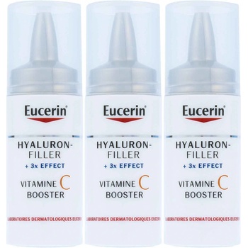 Eucerin + 3x Effect Vitamin C Booster Hyaluron-Filler 3 x 8 ml
