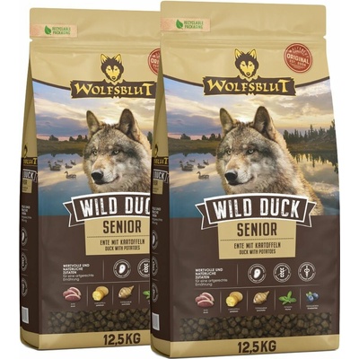Wolfsblut Wild Duck Senior 2 x 12,5 kg