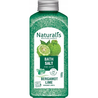 Naturalis soľ do kúpeľa limetka a bergamot 1000 g