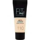 Maybelline Fit Me! Matte+Poreless zmatňujúci make-up pre normálnu až mastnú pleť 110 Porcelain 30 ml