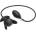 Master Series Dark Pearl Inflatable Vibrating Butt Plug Black