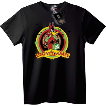 NOONEBRAND Тениска Looney Tunes Дявол Дафи - M, White
