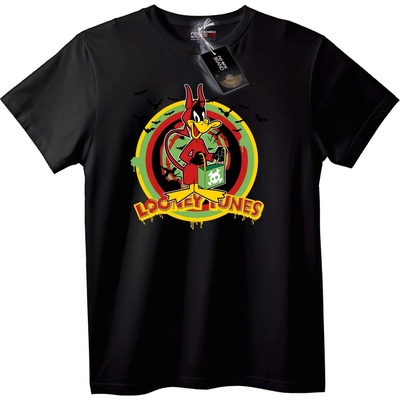 NOONEBRAND Тениска Looney Tunes Дявол Дафи - M, White