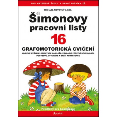 Šimonovy pracovní listy 14 Grafomotorická cvičení ŠtanclováFrančíková