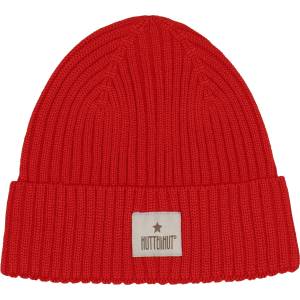 Huttelihut Детска зимна шапка (beanie) Huttelihut Kid's Hat Wool Knit Color Solid Beanie - Poppy Red - размер 54 cm (904-6682-0514)