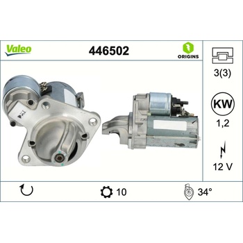 VALEO Štartér 446502
