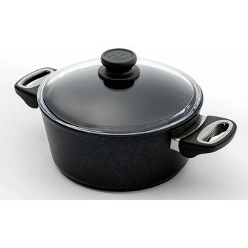 SKK Индукционна тенджера SKK със стъклен капак - Ø28 x h12 см (SKK 9591)