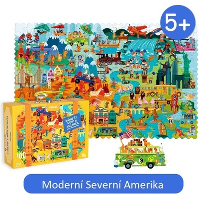 Mideer Moderná Severná Amerika 180 dielov