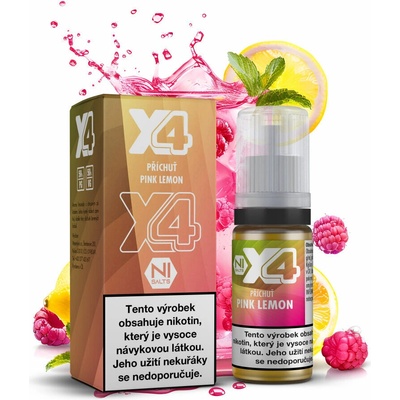 X4 Bar Juice Pink Lemon 10 ml 20 mg