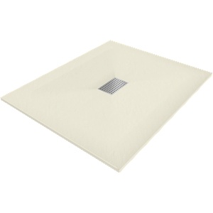 Mexen Hugo правоъгълна душ кабина SMC 120 x 100 см, бежова, иноксова решетка (42691012-X)