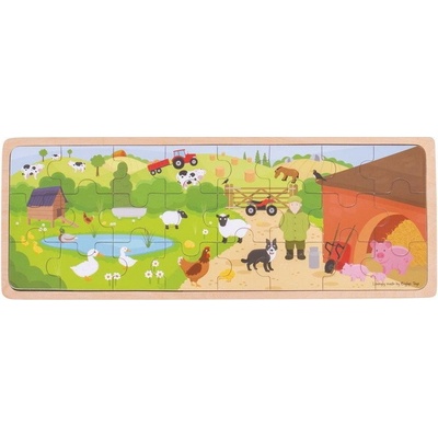 Bigjigs puzzle Na farmě