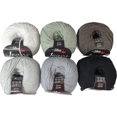 Příze Jeans (Vlna-Hep) sada 2310 (6ks)