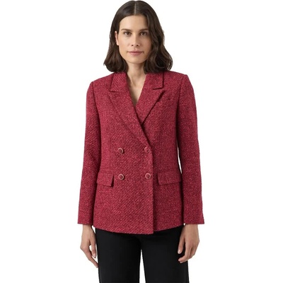 YAS Сако Yas Petra blazer - Red / Pink (Tibetan Red / Pink Melange)