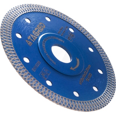 Tagred PROFI LONG LIFE диамантен диск за камък, гранитогрес, плочки, керамика 125 mm TA1023 Pro (TA1023 Pro)