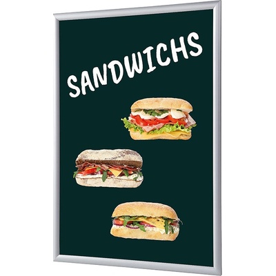 Jansen Display Set klaprámu A4, Sendviče, francouzština, 241 x 328 mm