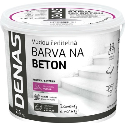 Denas na beton ekonomik 2,5 kg šedá