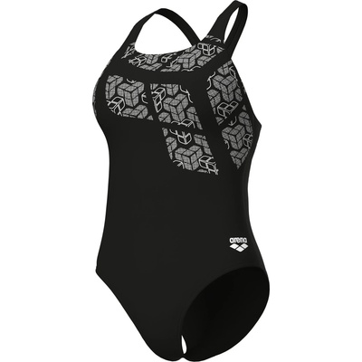 arena Дамски бански костюм Arena Women's Kikko Swimsuit Swim Pro Back Swimsuit - Black / Black - размер 42 (EU) (150-5857-0415)