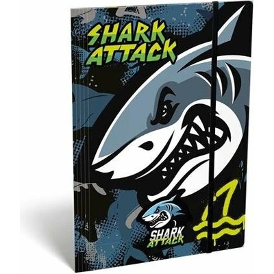LIZZYSULI Doska s gumičkou A4 Shark Attack