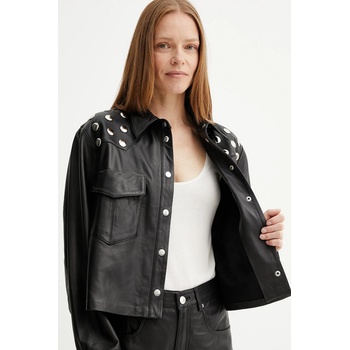 Gestuz Кожено яке Gestuz в черно преходен модел 10910464 (10910464)