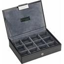 Stackers pánská šperkovnice Black Cufflink Box černá