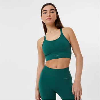 Image 1 of USA Pro UP Seamless Adjustable Sports Bra - Forest Green
