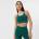 USA Pro UP Seamless Adjustable Sports Bra - Forest Green