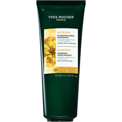 Yves Rocher Nutrition Подхранващ крем-шампоан за суха коса, 250 ml