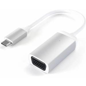 Satechi Aluminum USB-C to VGA Adapter, Сребрист (ST-TCVGAS)