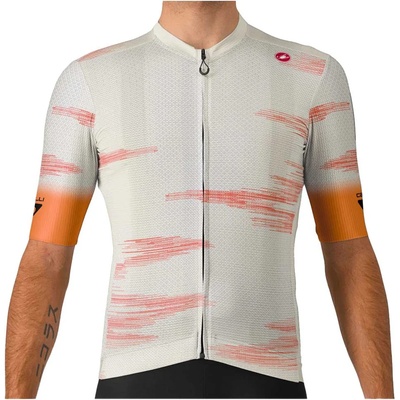 Castelli Мъжка фланелка с къс ръкав за колоездене Castelli Espresso Jersey Cycling jersey - Rob - размер XXL (056-3836-1215)