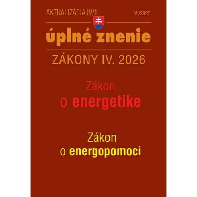 Aktualizácia IV/1 2026 – Stavebný zákon – územné plánovanie