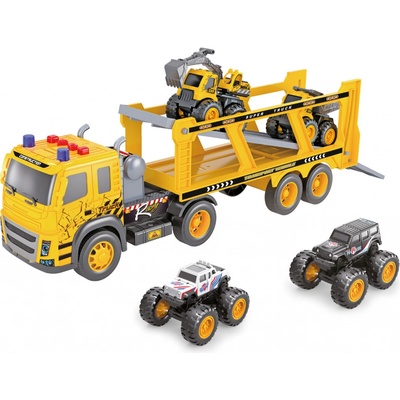 Wiky Vehicles Tahač se 4 auty a efekty 45 cm