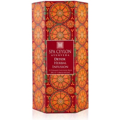SPA CEYLON DETOX Herbal Infusion ibištek koriander a cejlónsky zázvor bylinný čaj 15 x 2 g