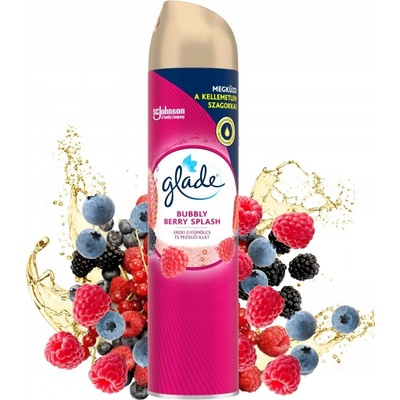 Glade Berry Winter Kiss s vůní ostružin a brusinek osvěžovač vzduchu sprej 300 ml