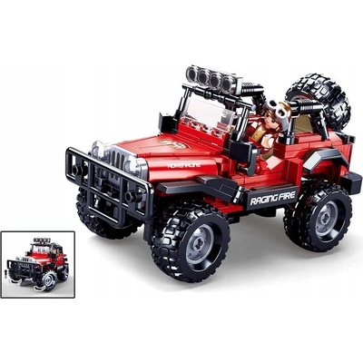 Sluban B0816 Off Road Červený 4x4