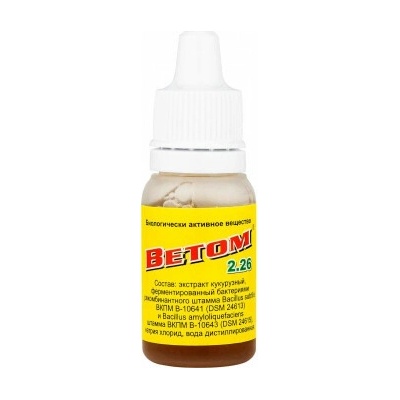 Vetom 2.26 biologické aktívne probiotikum 10 ml
