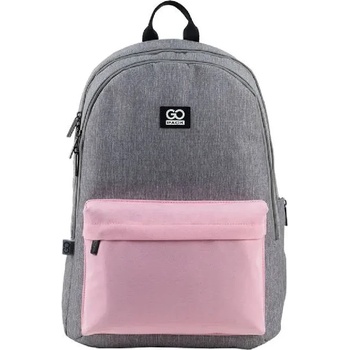 Kite Ученическа раница GoPack Education Teens 140L-1 сив&розов