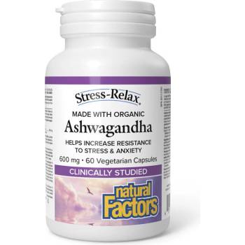 Natural Factors Ашваганда KSM-66 600 mg 60 V капсули | Natural Factors (2872 NF)