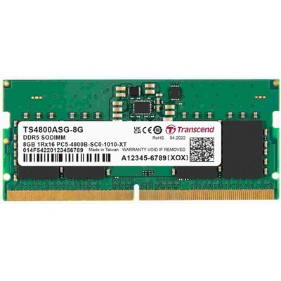Transcend DDR5 8GB 4800Mhz CL40 JM4800ASG-8G