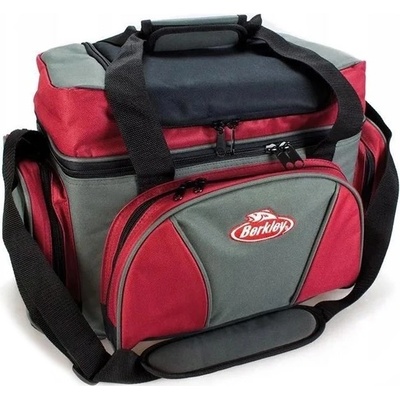 Berkley Přívlačová taška s krabičkami System Bag Grey Red XL