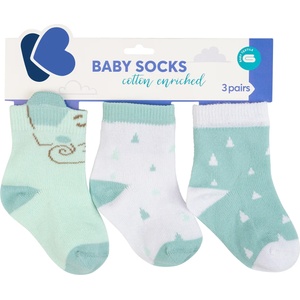 Kikkaboo Бебешки чорапи с 3D уши Elephant Time 2-3г (31110010167)