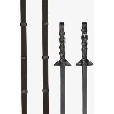 LeMieux Pogumované protiskluzové Rubber Grip Continental Reins hnědá /Silver Drezurní – Hledejceny.cz