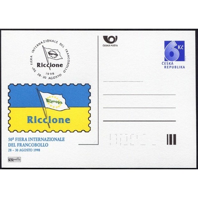 Česká pošta (1998) CDV 32 ** - P 35 - Riccione + kašet