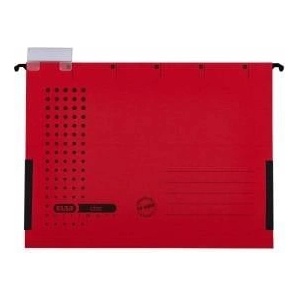 Elba Suspension briefcase A4 Chic with plated bacons, red (EB1021)