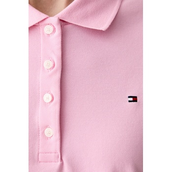 Tommy Hilfiger Тениска с яка дамска с памук (WW0WW43224)