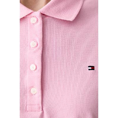 Tommy Hilfiger Тениска с яка дамска с памук (WW0WW43224)