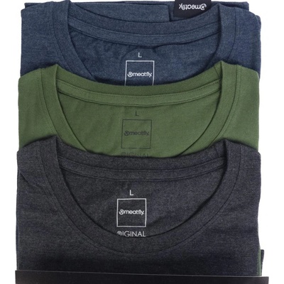 Meatfly Basic Multipack 2022 Charcoal Heather/Olive/Navy Heather